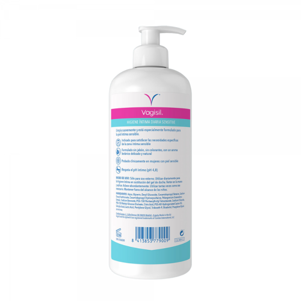 Higiene Íntima Diaria Sensitive, 500 ml. - Vagisil