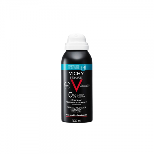 Home Desodorante Spray Tolerancia Óptima 48 Horas, 100 ml. - Vichy