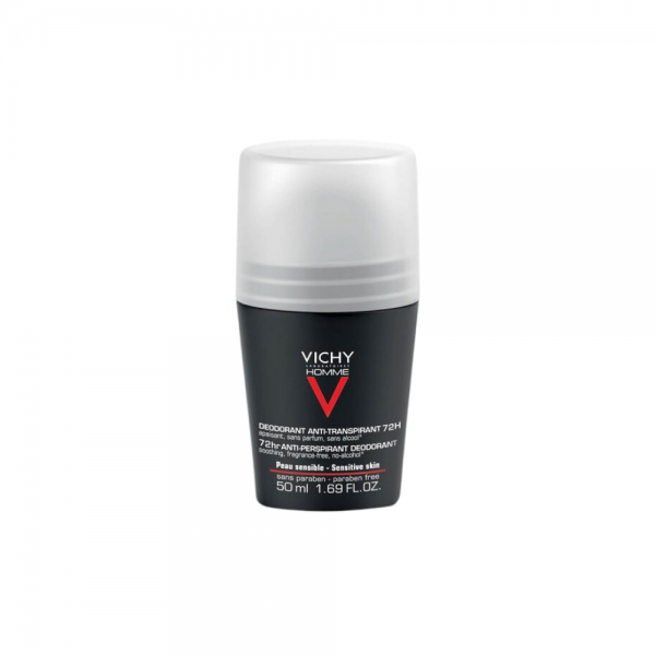 Homme Desodorante Bola Anti-Transpirante 72 Horas, 50 ml. - Vichy