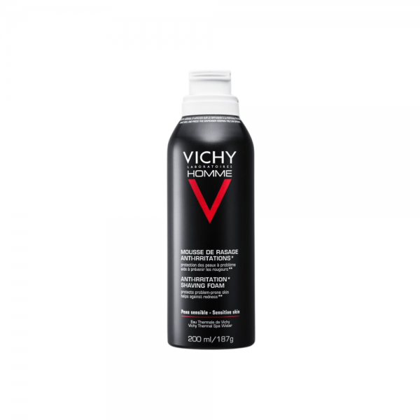 Homme Espuma de Afeitar Piel Sensible, 200 ml. - Vichy