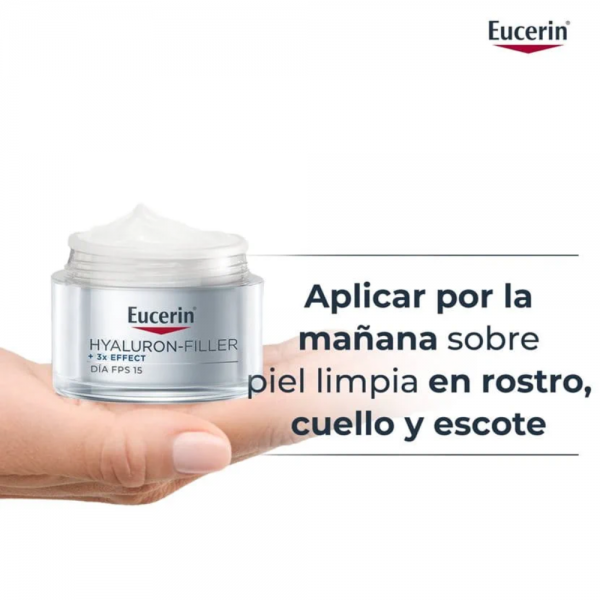 Hyaluron-Filler Crema de Día FPS15 Piel Seca, 50 ml. - Eucerin