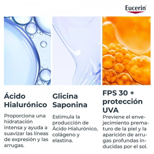 Hyaluron-Filler Crema de Día FPS30, 50 ml. - Eucerin
