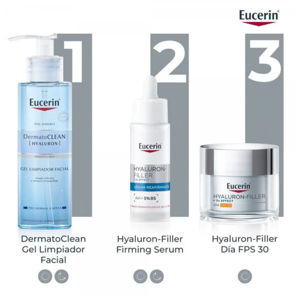 Hyaluron-Filler Crema de Día FPS30, 50 ml. - Eucerin