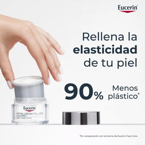 Hyaluron-Filler Recarga Crema de Día FPS15 Piel Seca, 50 ml. - Eucerin