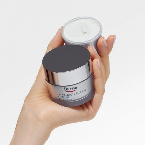 Hyaluron-Filler Recarga Crema de Día FPS15 Piel Seca, 50 ml. - Eucerin