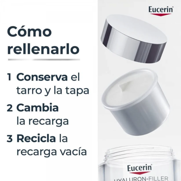 Hyaluron-Filler Recarga Crema de Noche Reafirmante, 50 ml. - Eucerin