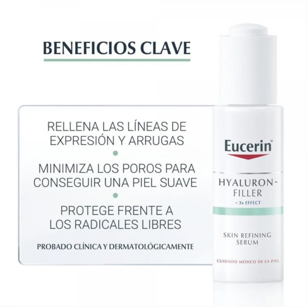 Hyaluron-Filler Sérum Skin Refining, 30 ml. - Eucerin