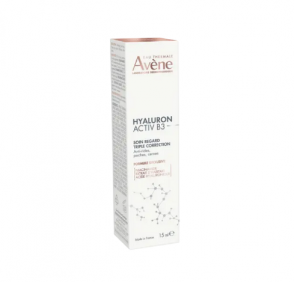 Hyaluron Activ B3 Cuidado de Ojos Triple Corrección, 15 ml. - Avene
