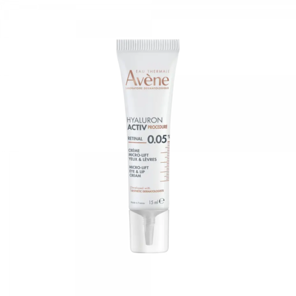 Hyaluron Activ Procedure, Crema Micro-Lift Ojos y Labios 0,05% Retinal, 15 ml. - Avene