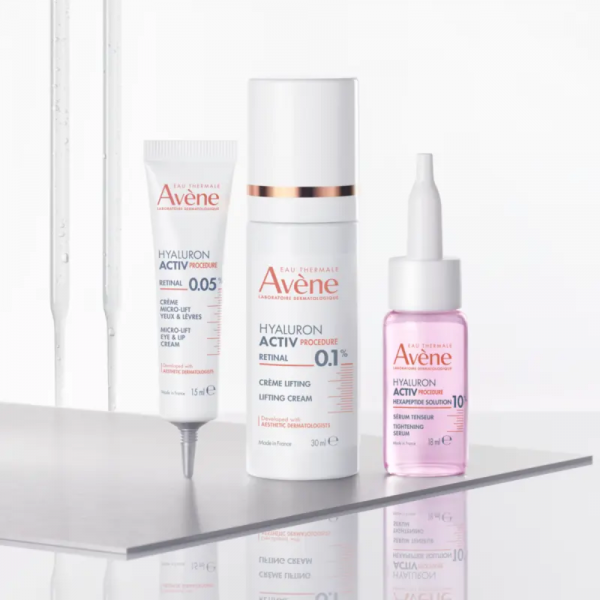 Hyaluron Activ Procedure, Crema Micro-Lift Ojos y Labios 0,05% Retinal, 15 ml. - Avene