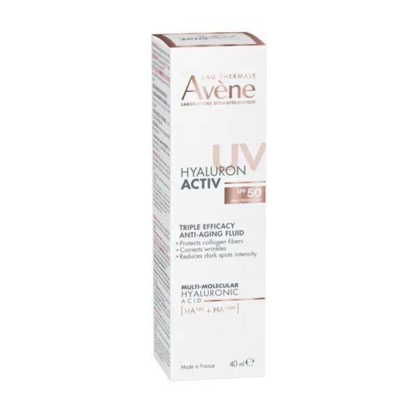 Hyaluron Activ SPF50 Fluido Antiedad Triple Eficacia, 40 ml. - Avene