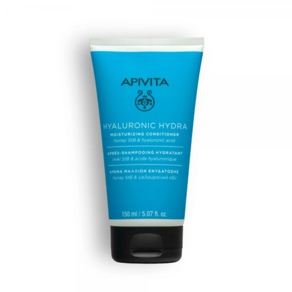 Hyaluronic Hydra Acondicionador Hidratante con Ácido Hialurónico y Honey StB, 150 ml. - Apivita