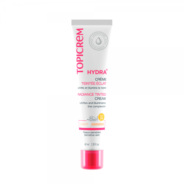 HYDRA+ Crema Tinta Color Claro SPF50, 40 ml. - Topicrem