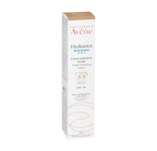 Hydrance BB-Rica Crema Hidratante con Color SPF30, 40 ml. - Avene