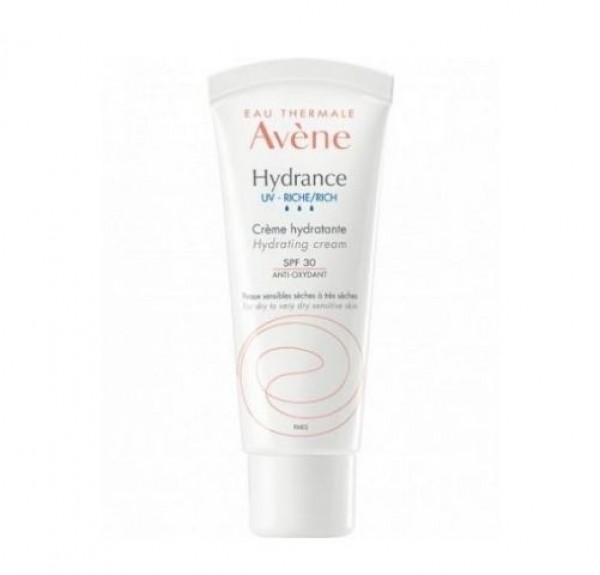 Hydrance UV - Rica Crema Hidratante SPF 30, 40 ml. - Avene