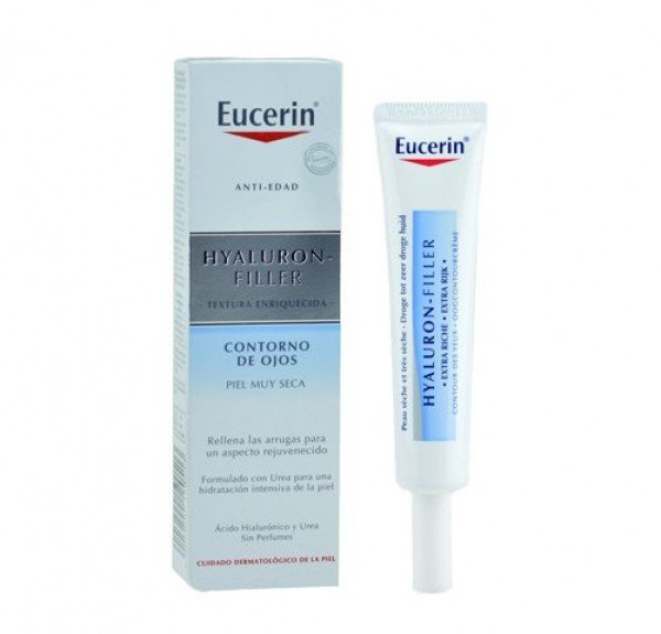 Hyaluron-Filler Textura Enriquecida Contorno de Ojos, 15 ml. - Eucerin