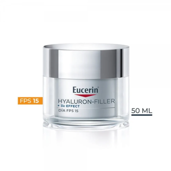 Hyaluron-Filler Crema de Día FPS15 Piel Seca, 50 ml. - Eucerin