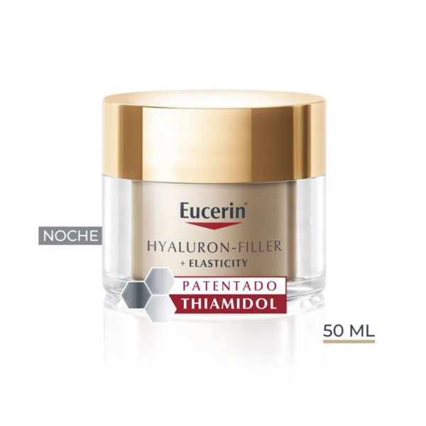Hyaluron-Filler + Elasticity Crema de Noche, 50 ml. - Eucerin
