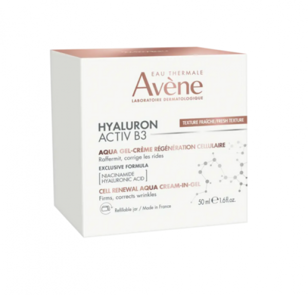 Hyaluron Activ B3 Aqua Gel-Crema Regenerador Celular, 50 ml. - Avene