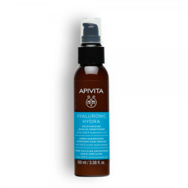 Hyaluronic Hydra Acondicionador Hidratante Sin Aclarado con Ácido Hialurónico, Honey StB y Miel, 150 ml. - Apivita