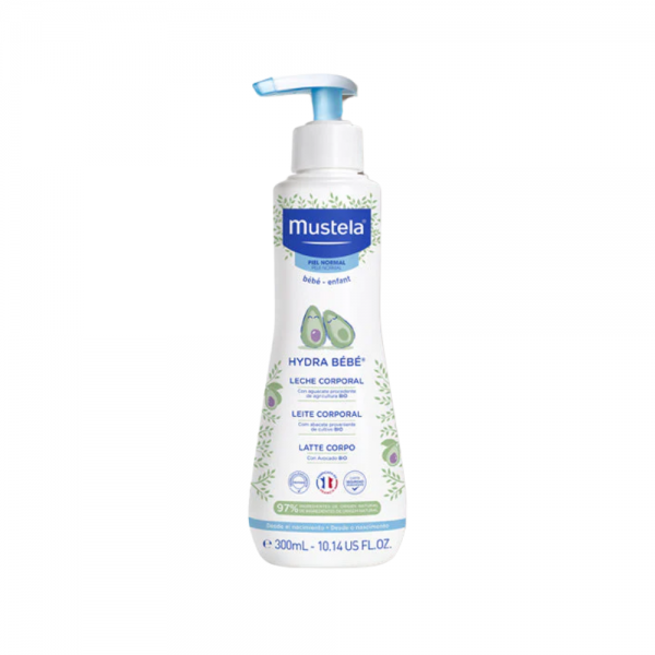 Hydra bebé Leche Corporal con Aguacate Bio, 300 ml. - Mustela