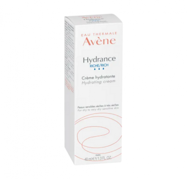 Hydrance Rica Crema Hidratante, 40 ml. - Avene
