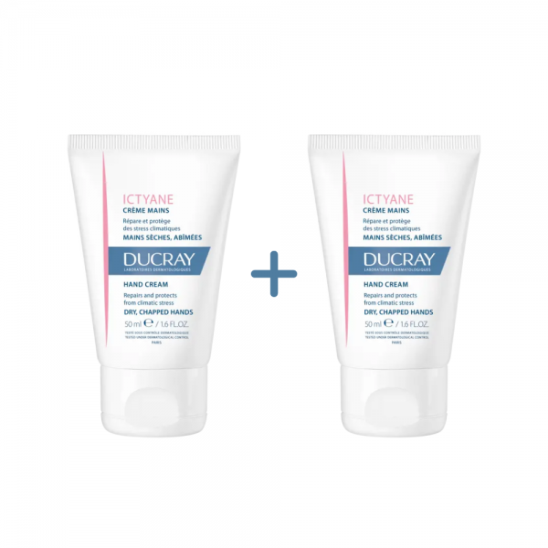 Duplo Ictyane Crema de Manos, 50 ml. + 50 ml. - Ducray