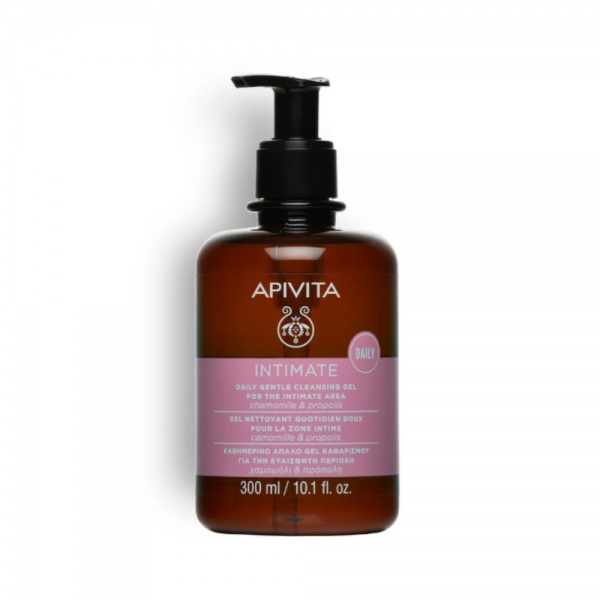 Intimate Care Gel Suave de Higiene Íntima Diaria con Camomila y Propóleo, 300 ml. - Apivita