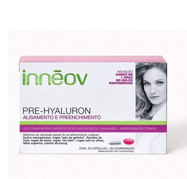 Inneov Pre-Hyaluron Antiarrugas Alisa y Rellena, 60 capsulas