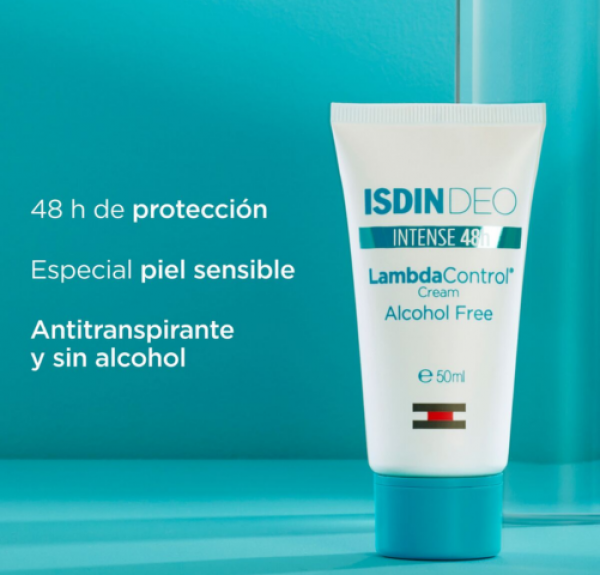 Isdin Deo LambdaControl Crema 48h Sin Alcohol, 50 ml. - Isdin