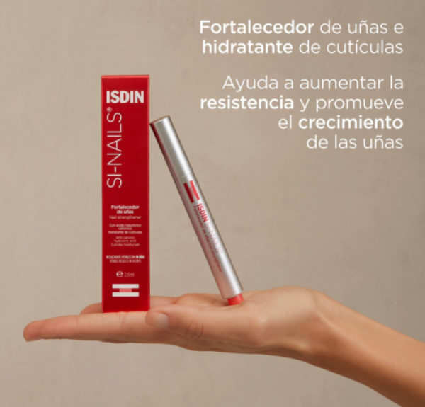 SI-NAILS® Fortalecedor de Uñas, 2.5 ml. - Isdin 