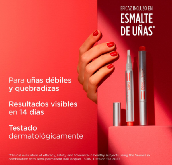 SI-NAILS® Fortalecedor de Uñas, 2.5 ml. - Isdin 