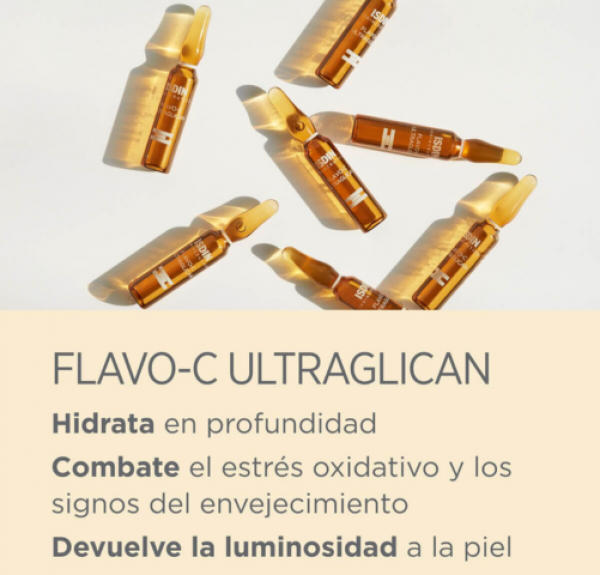 Isdinceutics Flavo-C Ultraglican, 30 Ampollas x 2 ml. - Isdin