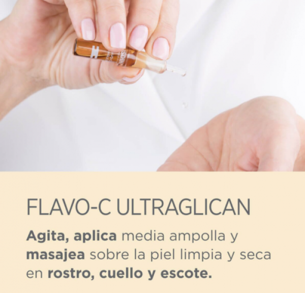 Isdinceutics Flavo-C Ultraglican, 30 Ampollas x 2 ml. - Isdin