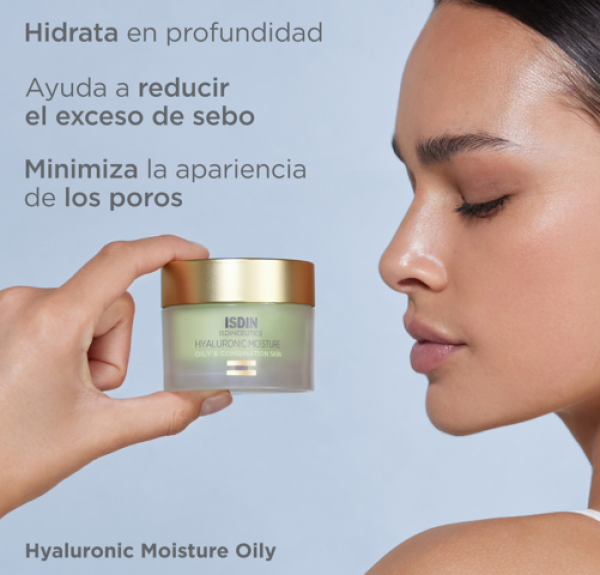 Isdinceutics Hidratación Hialurónica Pieles Grasas y Mixtas, 50 ml. - Isdin