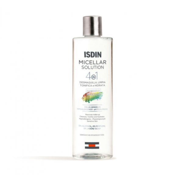 Micellar Solution Limpieza Facial Hidratante, 400 ml. - Isdin