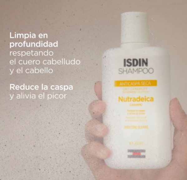 Nutradeica Champú Anticaspa Seca, 200 ml. - Isdin