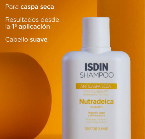 Nutradeica Champú Anticaspa Seca, 200 ml. - Isdin