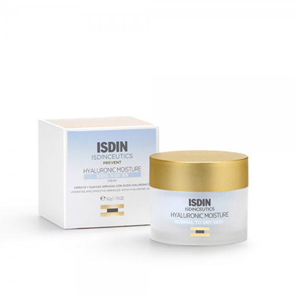 Isdinceutics Hidratación Hialurónica Piel Normal a Seca, 50 ml. - Isdin 
