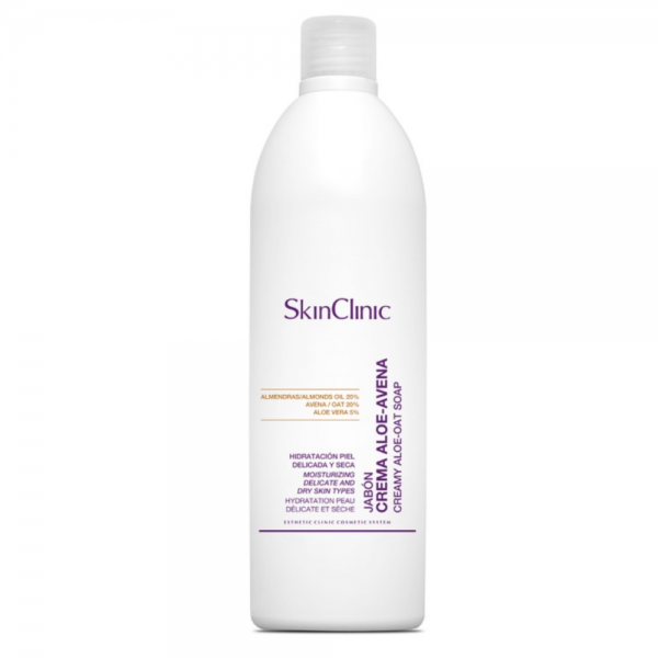 Jabón-Crema de Aloe-Avena, 800 ml.- Skinclinic
