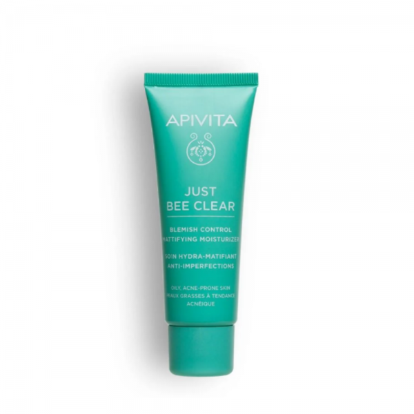 Just Bee Clear, Crema Anti-Imperfecciones Matificante Hidratante, 40 ml. - Apivita