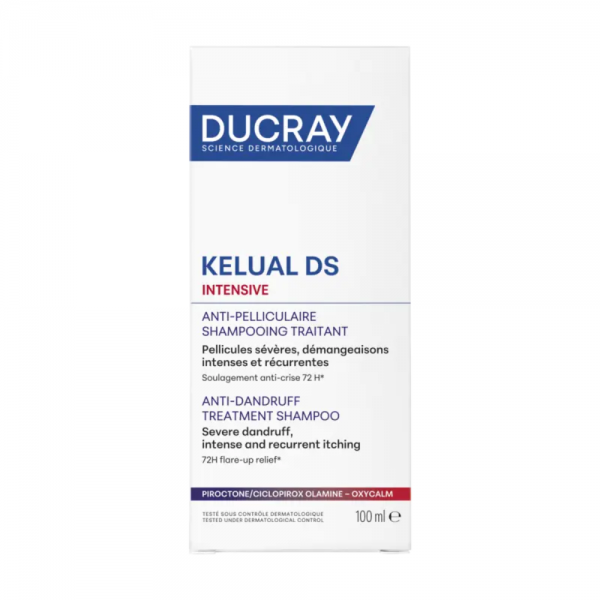 Kelual DS Intensive Champú de Tratamiento Anticaspa, 100 ml. - Ducray