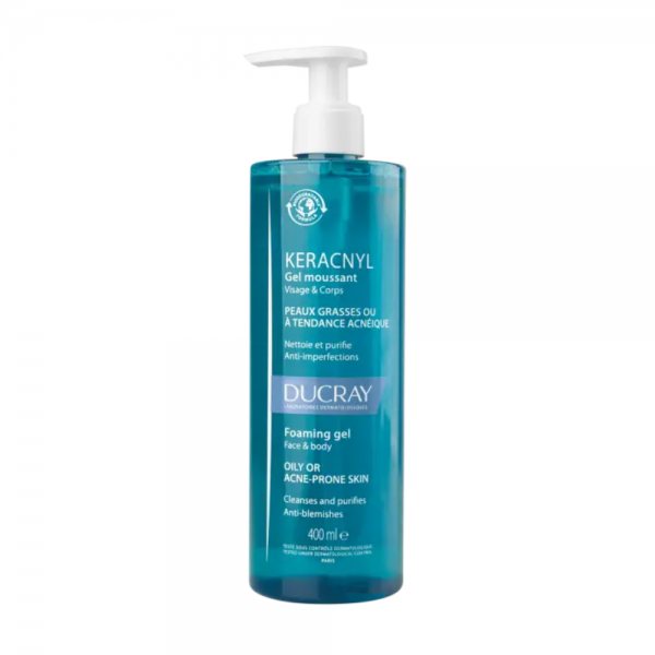 Keracnyl Gel Limpiador, 400 ml. - Ducray