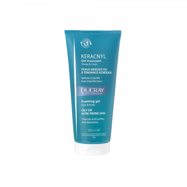 Keracnyl Gel Limpiador, 200 ml. - Ducray