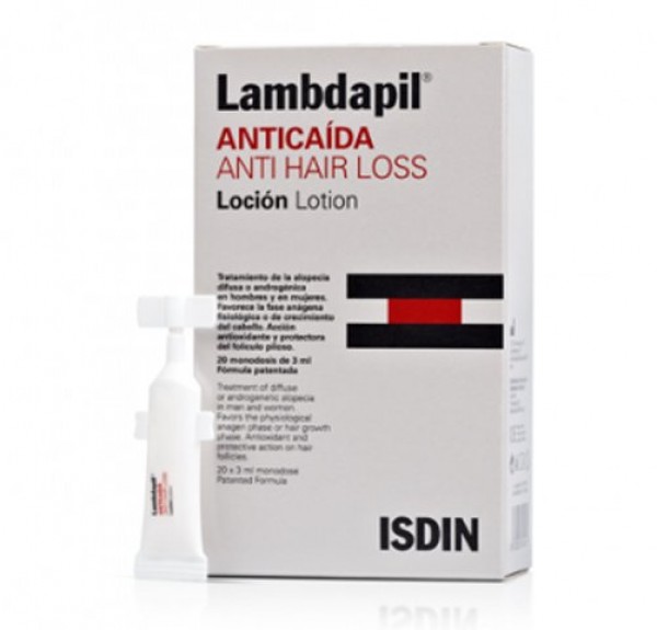 Lambdapil Anticaída Loción, 20 monodosis. - Isdin