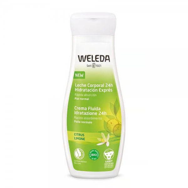 Leche Corporal Refrescante de Citrus, 200 ml. - Weleda