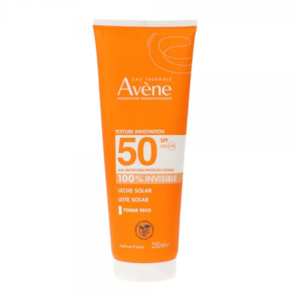 Leche Solar SPF50, 100% Invisible, 250 ml.- Avene