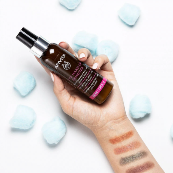 Leche Limpiadora Suave para Ojos, 100 ml. - Apivita