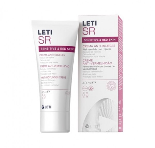 LetiSR Crema Anti-Rojeces SPF 20, 40 ml. - LetiPharma