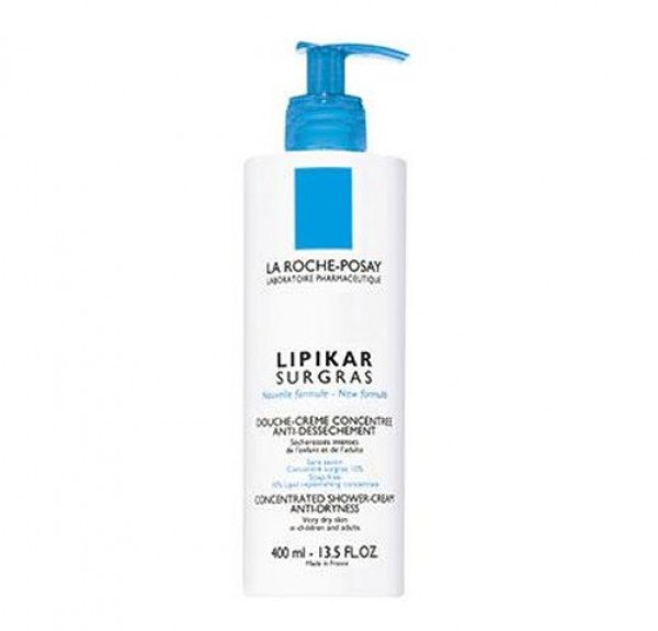 Lipikar Surgras Crema de Ducha, 400 ml. - La Roche Posay 
